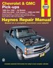 Reparaturbuch Chevrolet GMC Pickup 1988 bis 1998 C/K
